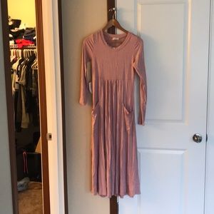 Pink above ankle maxi dress bought from Neesees